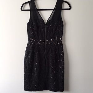 BCBGeneration Black Lace Dress